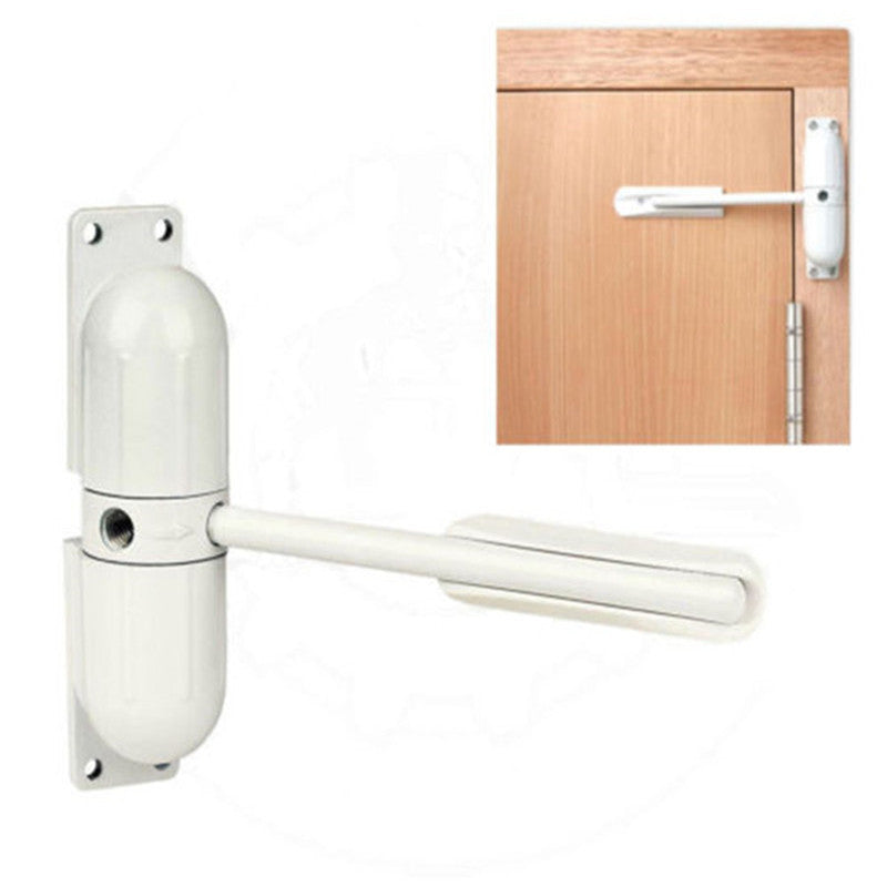 Spring automatic door closer