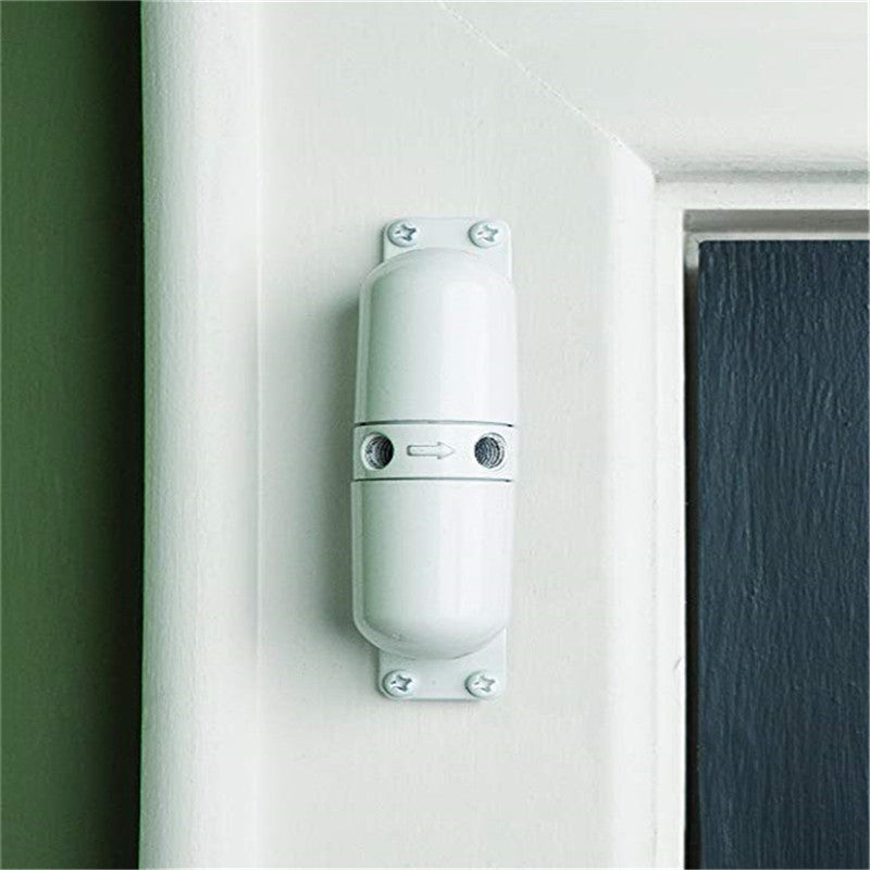 Spring automatic door closer