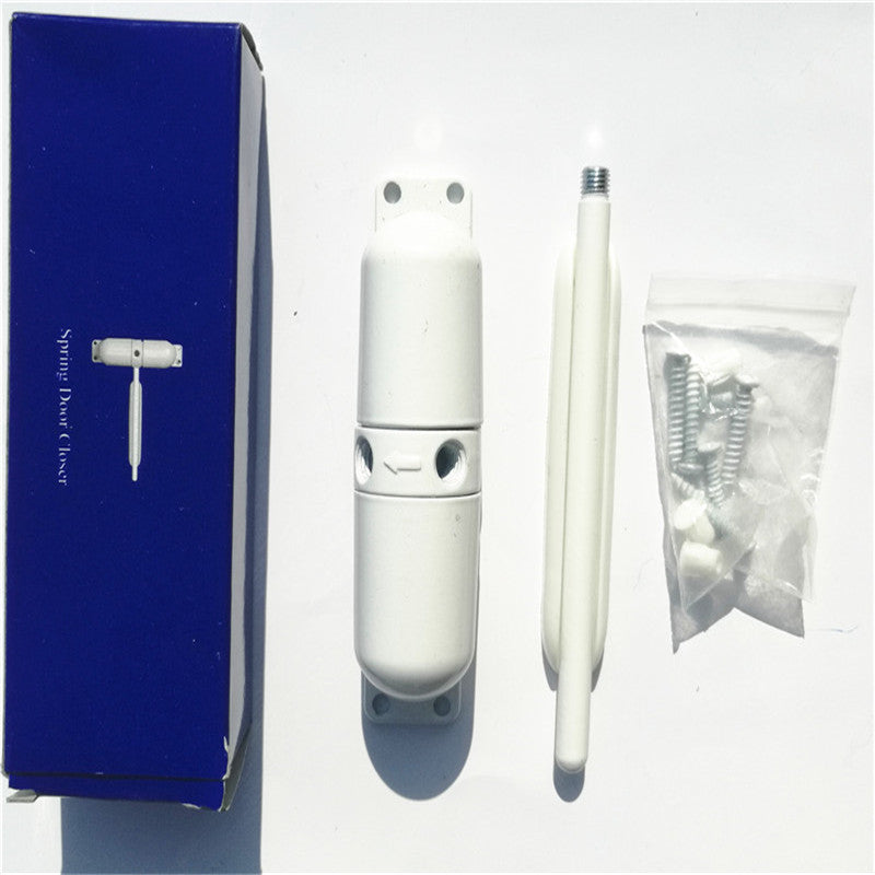 Spring automatic door closer